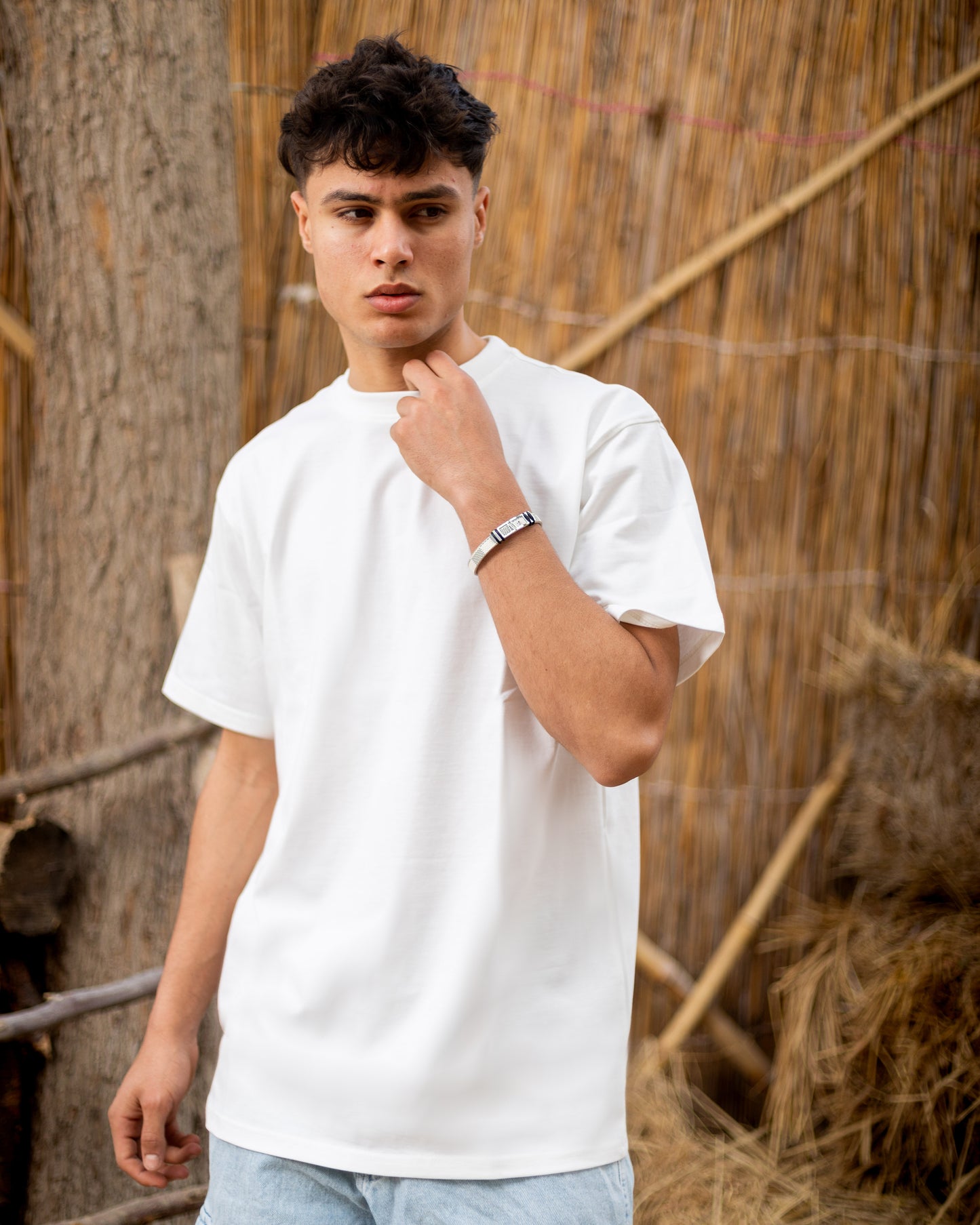 Off-White Basic Relaxed Fit T-shirt