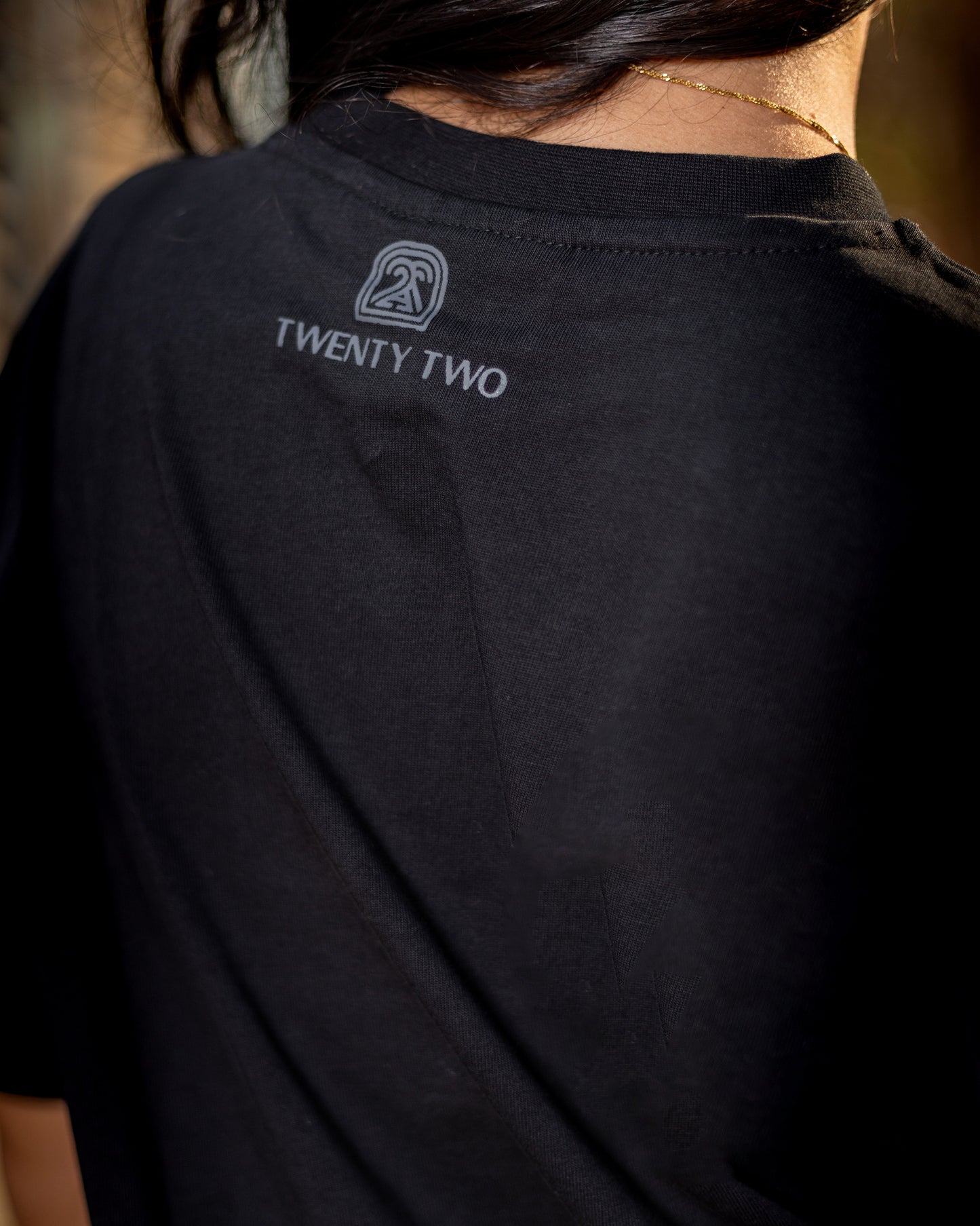 Black Basic Relaxed Fit T-shirt