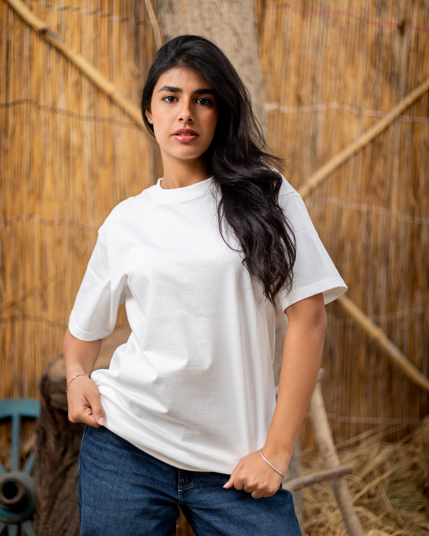 Off-White Basic Relaxed Fit T-shirt