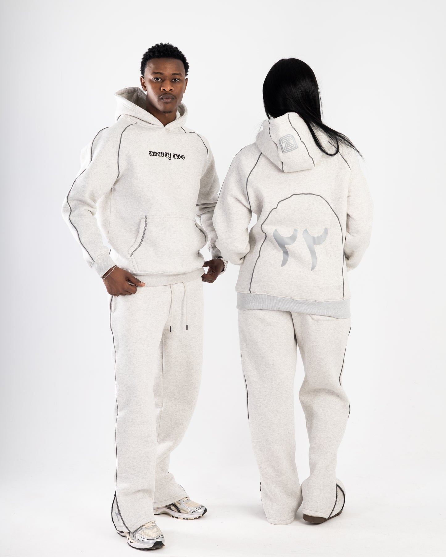 Grey Ice Hoodie & Sweatpants