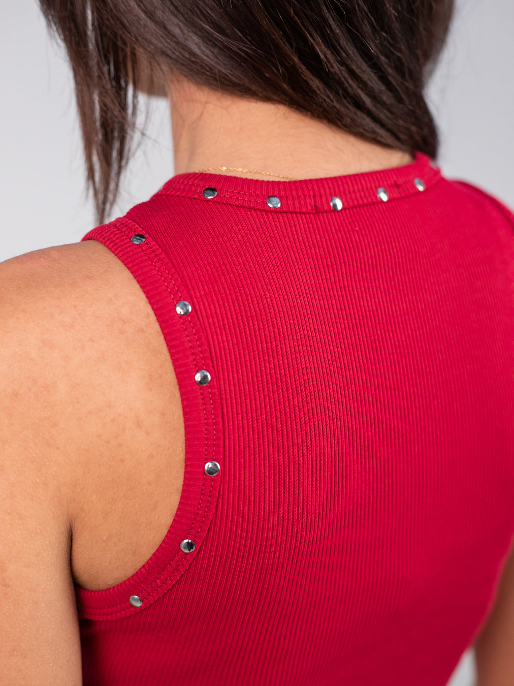 BURGUNDY TANK TOP