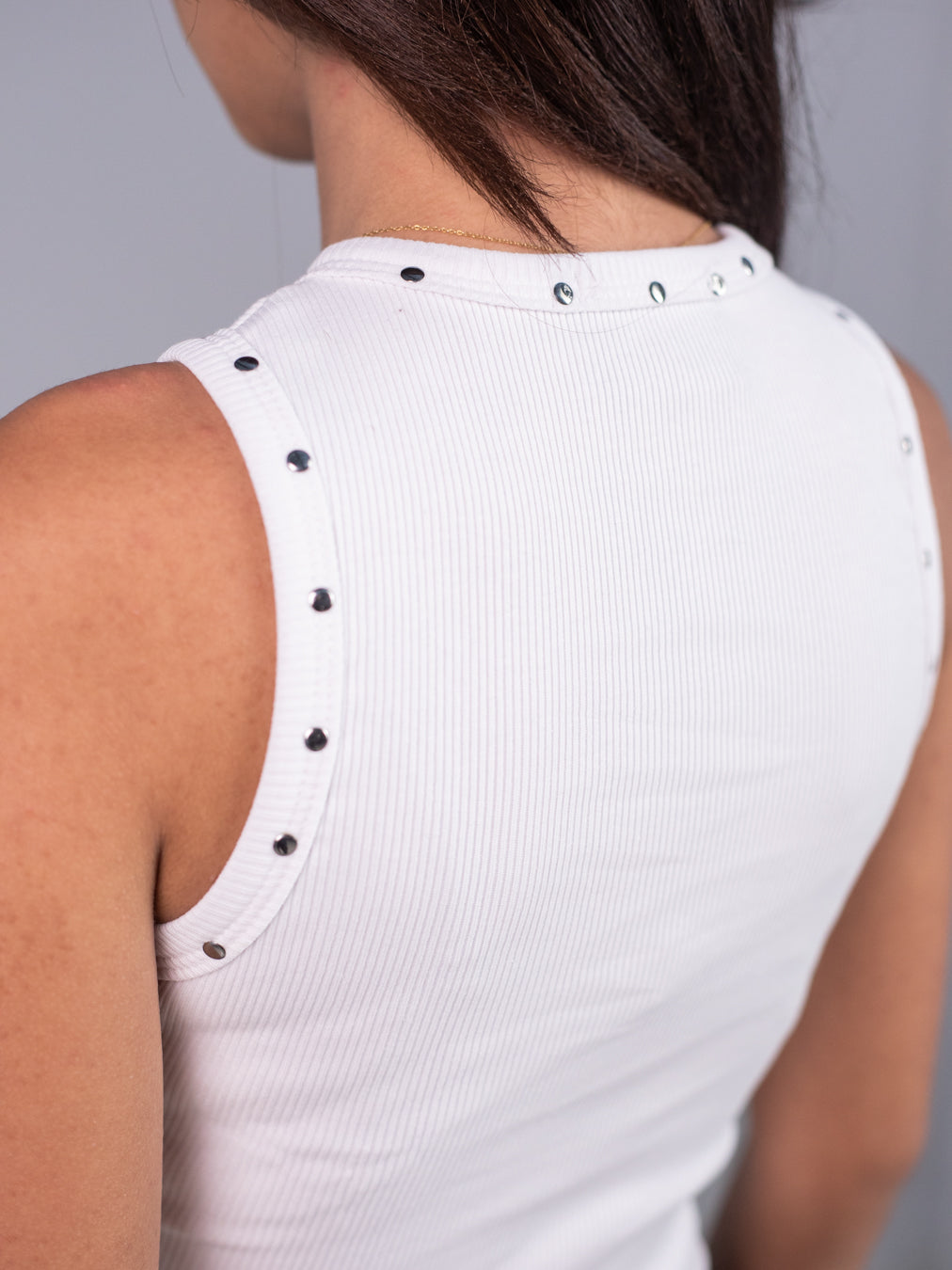 WHITE TANK TOP