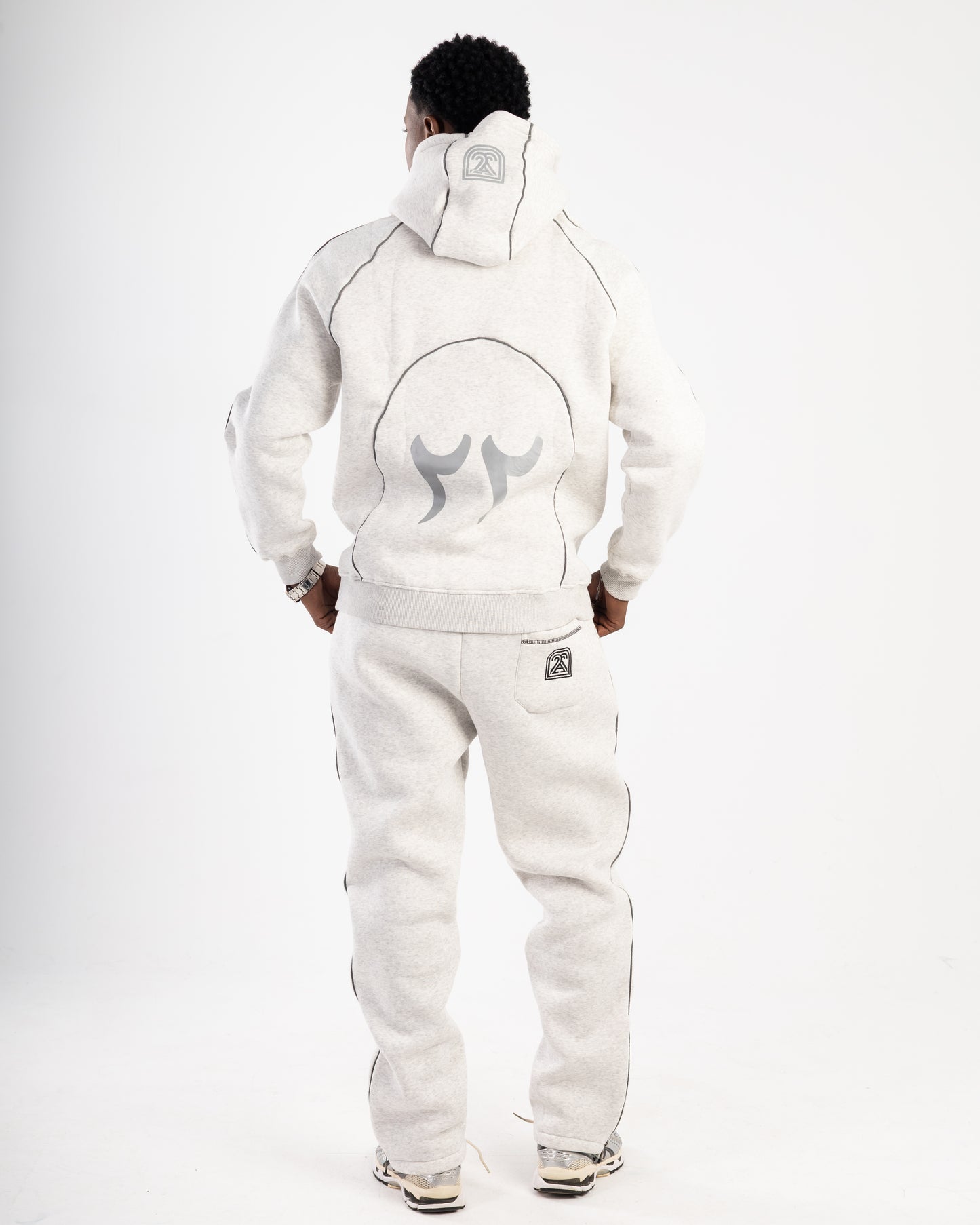 Grey Ice Hoodie & Sweatpants